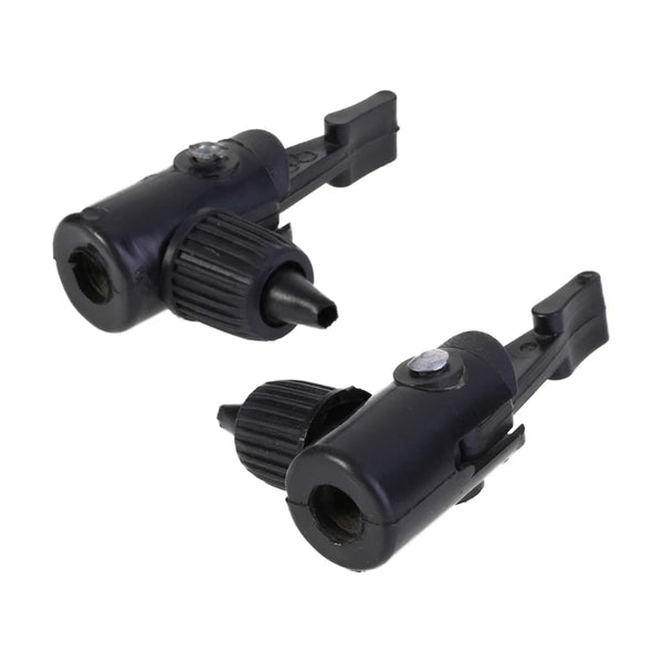 2Pcs Bicycle Inflator For Valve Air Pump Schrader Adapeter Nozzle Tackle Accessories For Bike