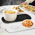 Qualitative! Food Electric Warming Plate Warmer Hot Placemat Plate Placemat Long Lasting Warming Plates for Home Dinner Plate Wh