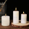 1pc white candle home emergency candle, white pillar wax, smokeless and odorless, for home lighting, church lighting candles