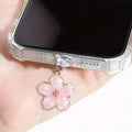 Sakura Flower Phone Dust Plug Pendant for iPhone and Type-C Charging Ports