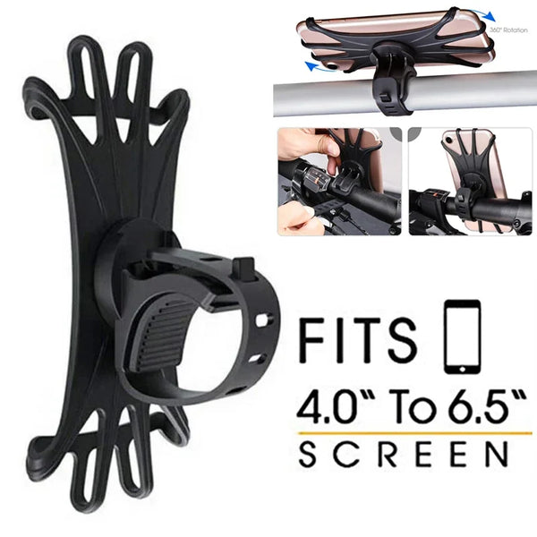 Accesorio para cochecito de bebé, soporte universal para teléfono móvil, giratorio 360°, para carrito de bebé, cochecito, iPhone y dispositivos GPS