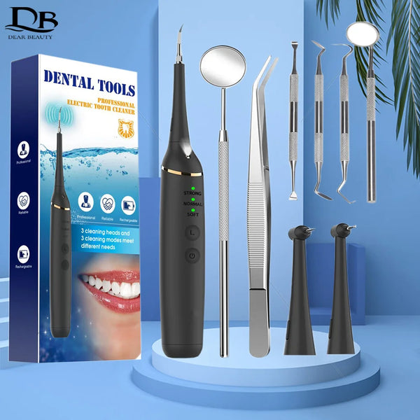Electric Tooth Calculus Remover Sonic Dental Scaler Oral Irrigator Household Teeth Stains Tartar Tool Teeth Whitening Cleaner
