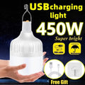 1/2/5/8pcs High Power LED Light Charging Emergency Lamp Outdoor Portable Lanterns BBQ Camping lamp Search Light Emergency Bulb