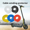 E-bike Scoot Cable Winder Protector Line Organizer For Xiaomi M365 Cable Protector Wire Protection Winding Pipe Wrap