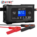 HTRC 20A/25A Car Battery Charger High Power Smart Charger for Lithium LiFePO4 AGM GEL Lead-acid Battery 12V 24V Charger for Car