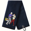 Happy Gilmore Funny Waffle Golf Towel Large 16x24 Clean Golf Club Ball Premium Strength Ultra Absorbent Gear Happy Men Gilmore