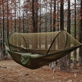 Outdoor Hammock with Integrated Mosquito Net, Camping & Leisure Hanging Bed