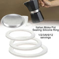 Moka Rubber Seal Filter Replacement Gasket Seal For Coffee Espresso Moka Stove Pot Top Coffee Maker Kitchen Bar Accessories