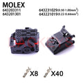 1 JUEGO 64320-3311 64320-3318 64320-3319 64320-3315 643201301 Conector automotriz CMC para ECU Molex de 48 pines, receptáculo para mazo de cables