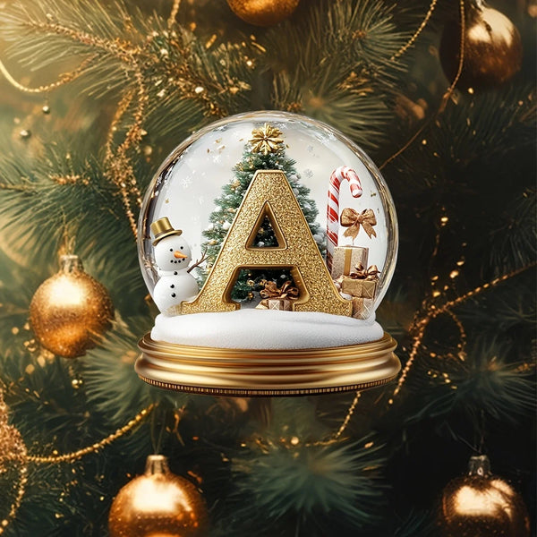 Adorno de escritorio con letras mixtas para árbol de Navidad, decoración de retrato familiar, decoración de escritorio de vacaciones estilo granja, acrílico
