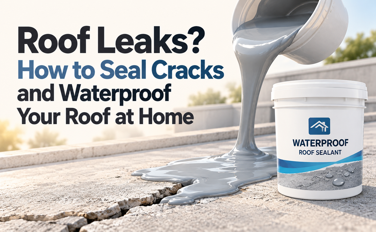 Roof Leaks? How to Seal Cracks and Waterproof Your Roof at Home