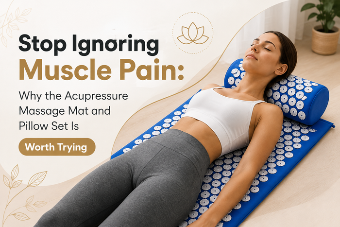 Stop Ignoring Muscle Pain: Why the Acupressure Massage Mat and Pillow Set Is Worth Trying