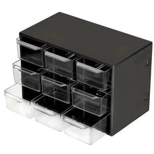Transparent Nine-Grid Desktop Organizer