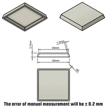 Square Wargame Miniature Bases