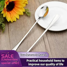 Long-Handled Stainless Steel Stirring Spoons NEW
