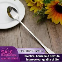 Long-Handled Stainless Steel Stirring Spoons NEW