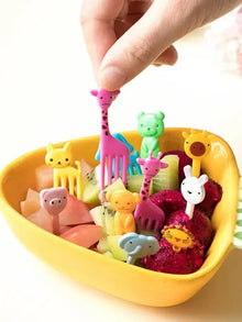 Cartoon Animal Food Picks