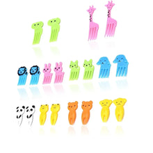 Cartoon Animal Food Picks