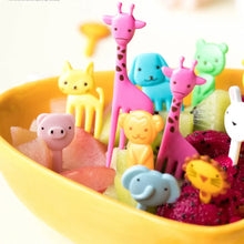 Cartoon Animal Food Picks