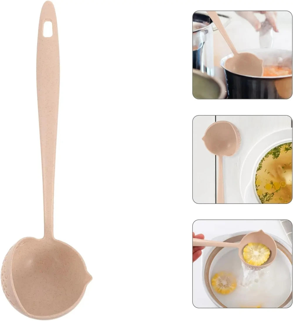 Wheat Straw Straining Soup Ladle