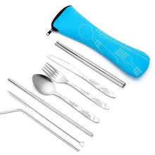 Portable Stainless Steel Camping Cutlery Set