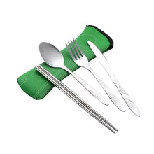 Portable Stainless Steel Camping Cutlery Set