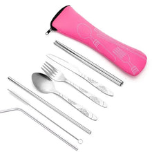 Portable Stainless Steel Camping Cutlery Set