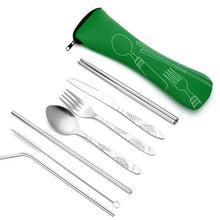 Portable Stainless Steel Camping Cutlery Set