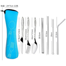 Portable Stainless Steel Camping Cutlery Set