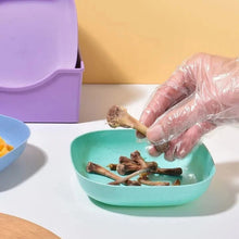 Square Wheat Straw Snack Tray