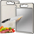 Double Sided Stainless Steel Cutting Board