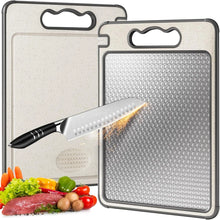 Double Sided Stainless Steel Cutting Board