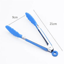 Silicone Stainless Steel Cooking Tongs