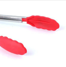 Silicone Stainless Steel Cooking Tongs