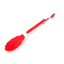 Silicone Stainless Steel Cooking Tongs