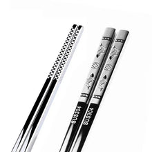 Engraved Stainless Steel Chopsticks