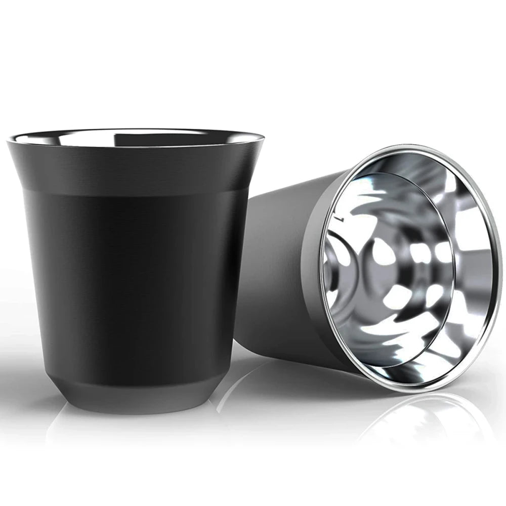 Double Wall Stainless Steel Espresso Cup