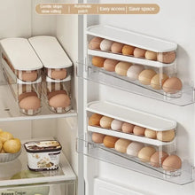 Bilayer Automatic Rolling Egg Organizer
