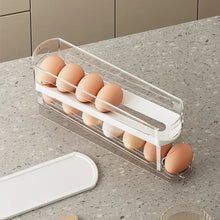 Bilayer Automatic Rolling Egg Organizer