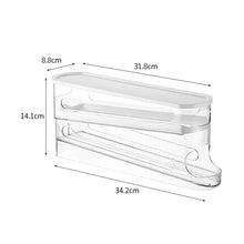 Bilayer Automatic Rolling Egg Organizer