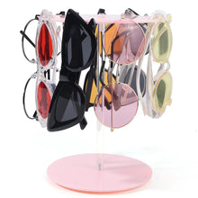 Transparent Rotatable Sunglasses Stand