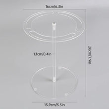 Transparent Rotatable Sunglasses Stand