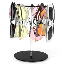 Transparent Rotatable Sunglasses Stand