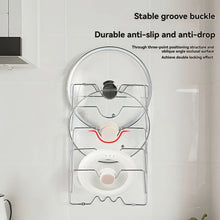 Wall Mounted Pot Lid Rack
