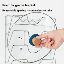 Wall Mounted Pot Lid Rack