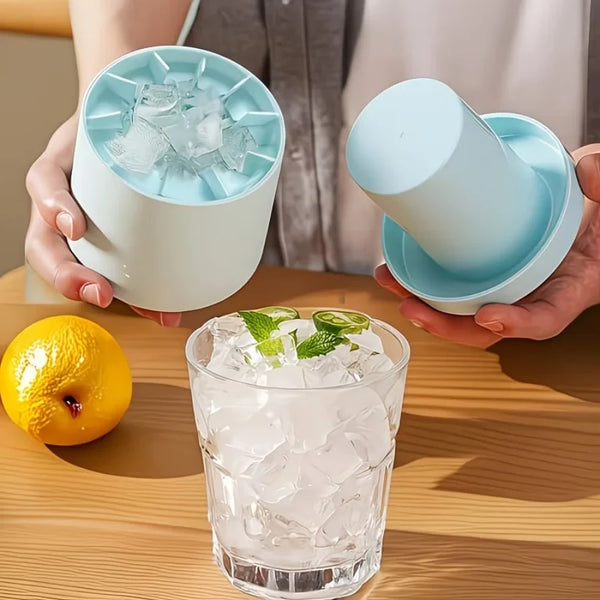 Cylindrical Silicone Ice Mold