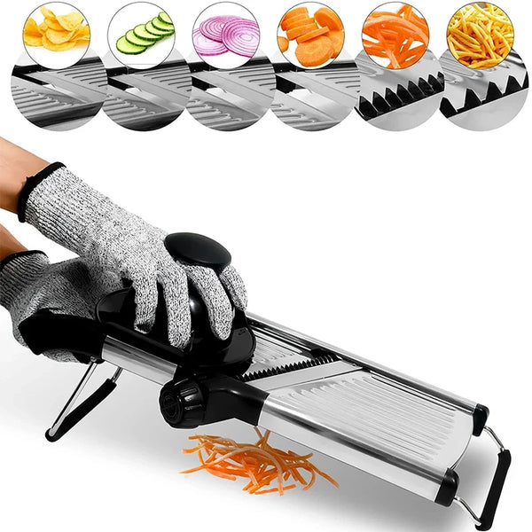 Adjustable Stainless Mandoline Slicer