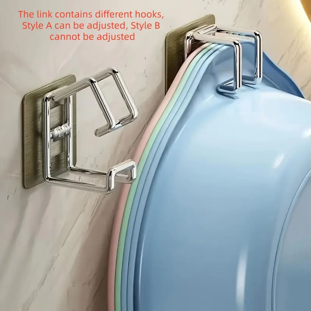 Stainless Steel Washbasin Hooks