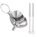 Stainless Steel Kitchen Funnel Set