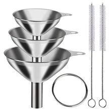 Stainless Steel Kitchen Funnel Set